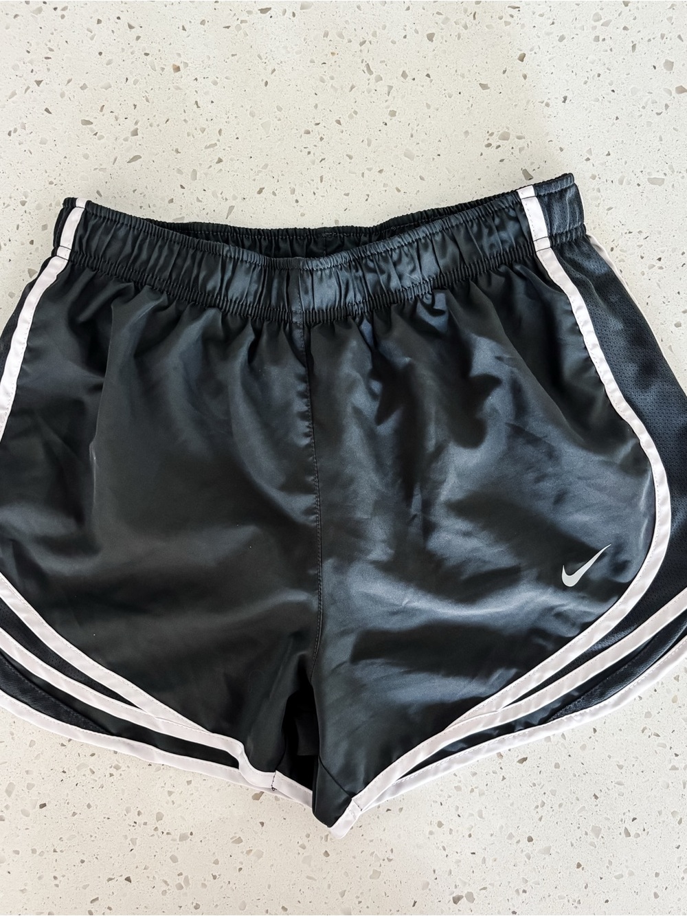 Nike Dri-FIT Black Tempo Running Athletic Shorts Size Small